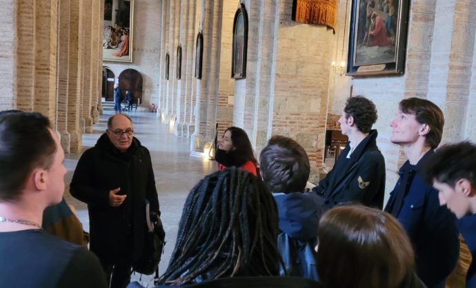 Journée pédagogique à la basilique Saint-Sernin pour les étudiants en Master 1 de l’ISFEC