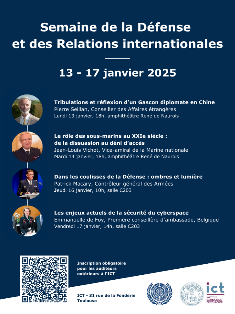 Programme de la semaine de la Défense et des Relations internationales